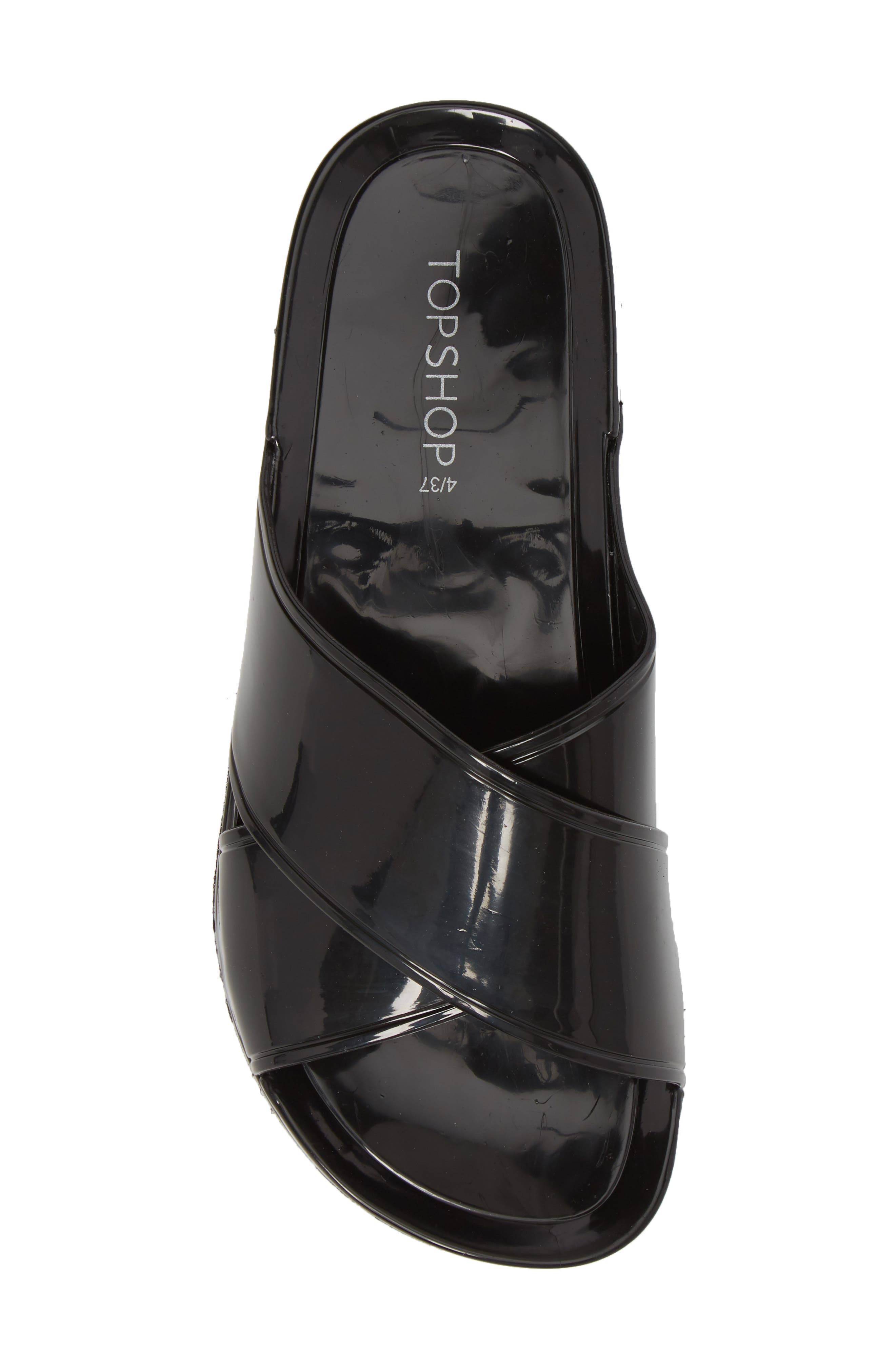 Topshop Roxy Jelly Slide Sandal, Alternate, color, 