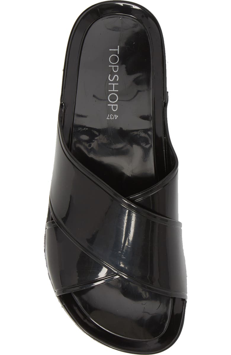 Topshop Roxy Jelly Slide Sandal, Alternate, color,