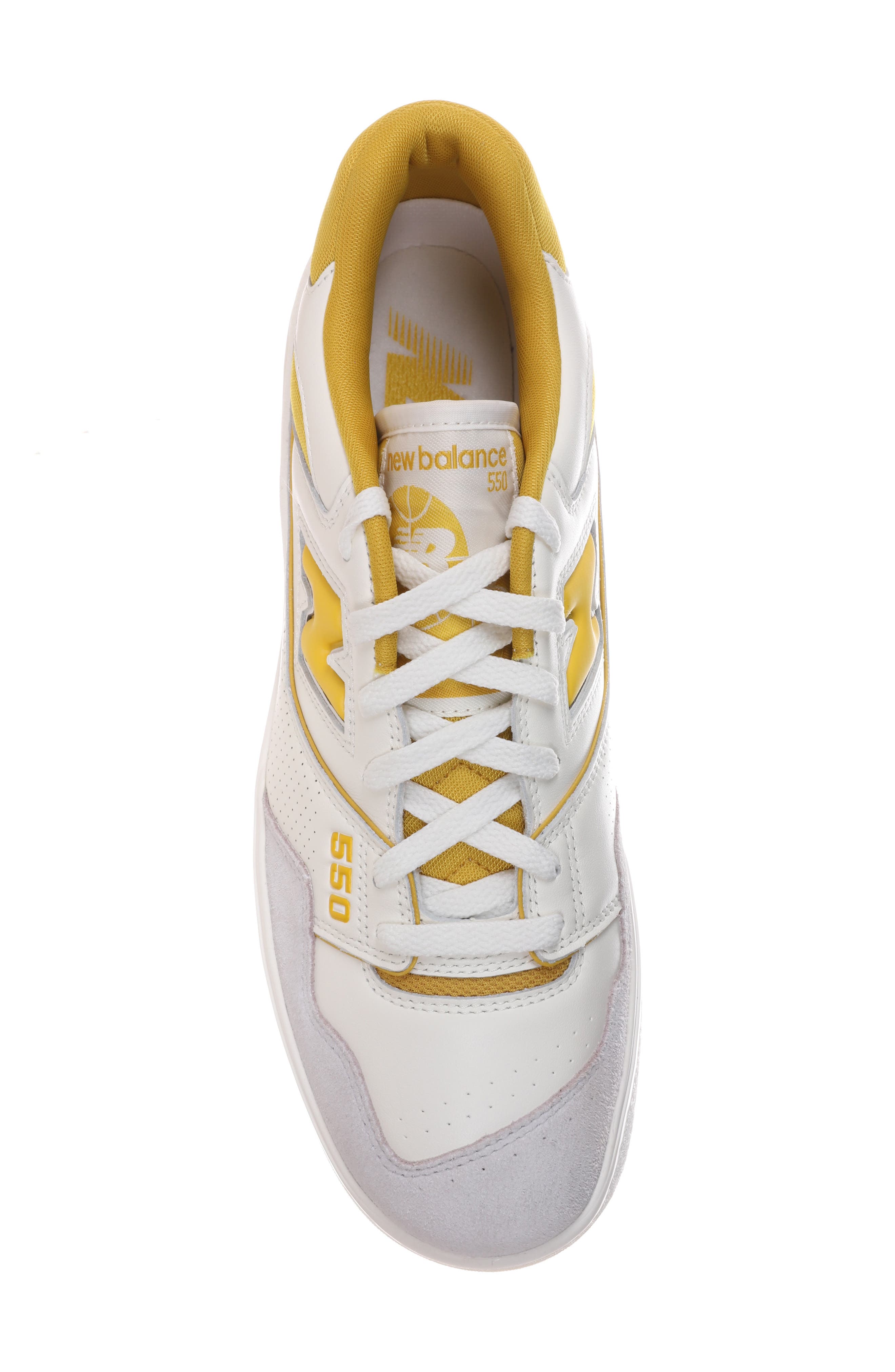 New Balance 550 Basketball Sneaker, Alternate, color, Sea Salt/ Ginger Lemon