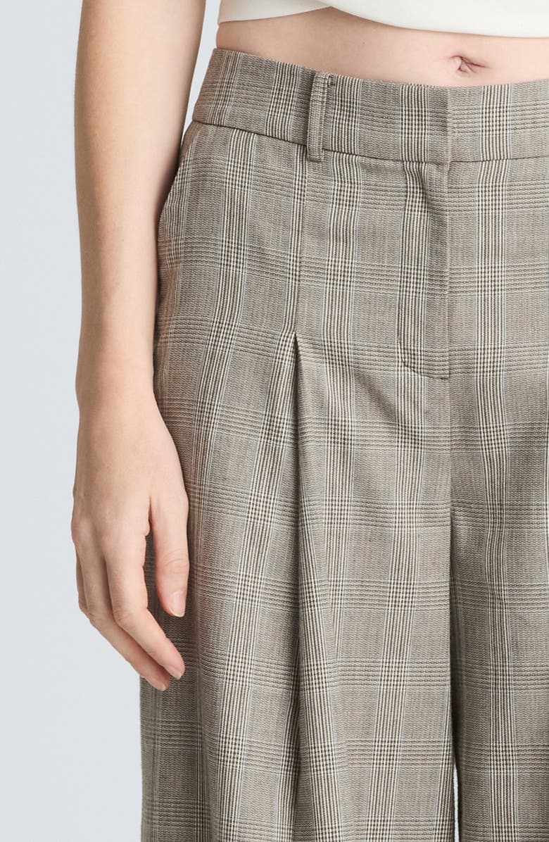 Kenneth Cole Double Pleat High Waist Wide Leg Pants, Alternate, color, 