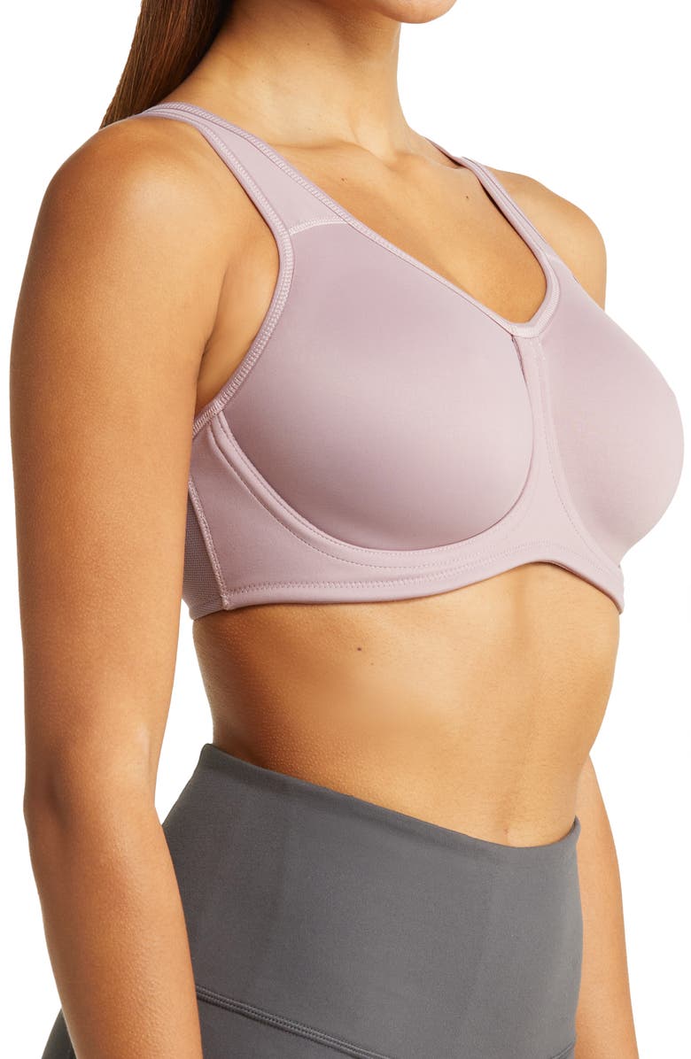 Wacoal Simone Seamless Underwire Sports Bra, Alternate, color, Toadstool