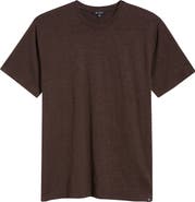 AG Bryce Crewneck Stretch Linen T-Shirt