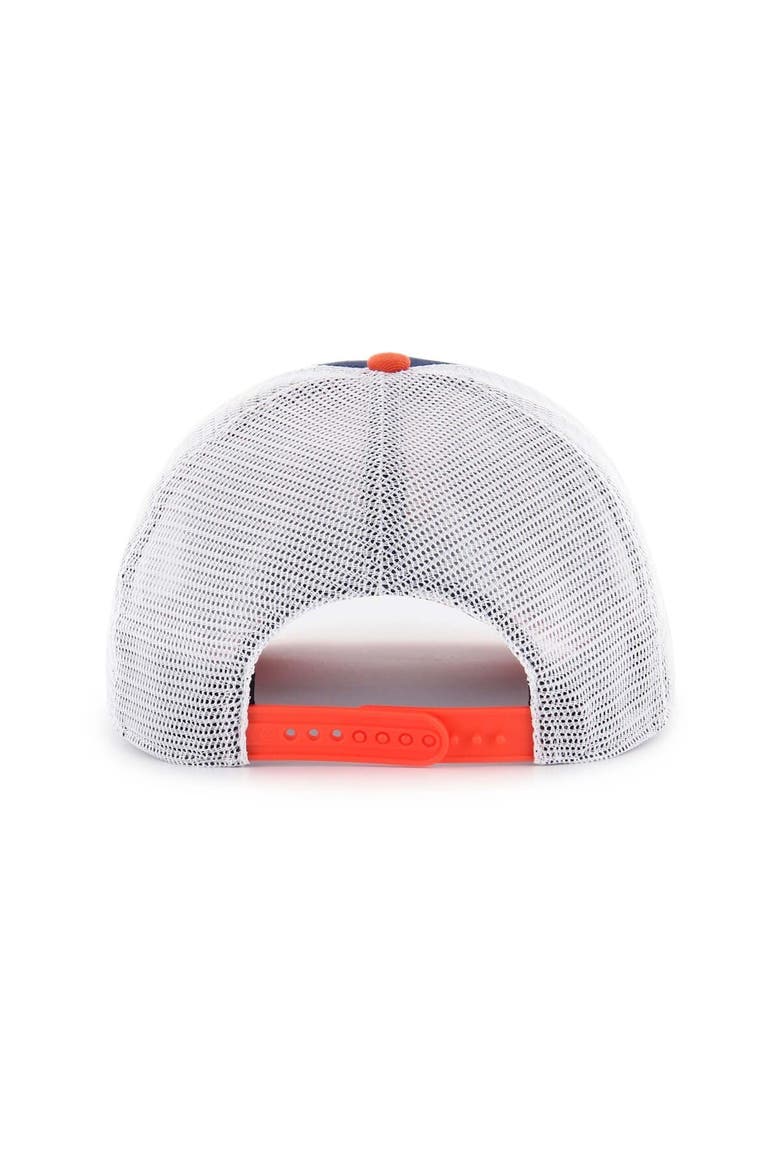 Youth '47 Navy/Orange Virginia Cavaliers Super Stripe Hitch Adjustable Trucker Hat, Alternate, color, Navy