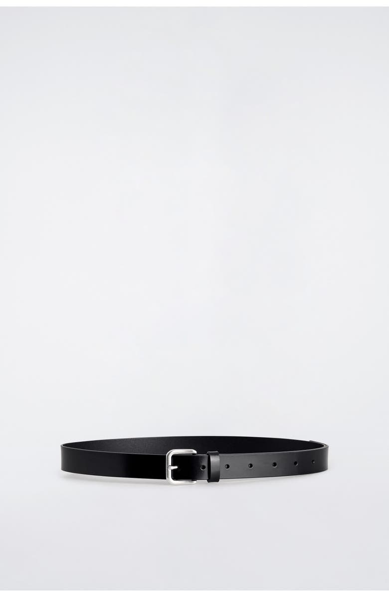 COS Leather Belt, Alternate, color, Black
