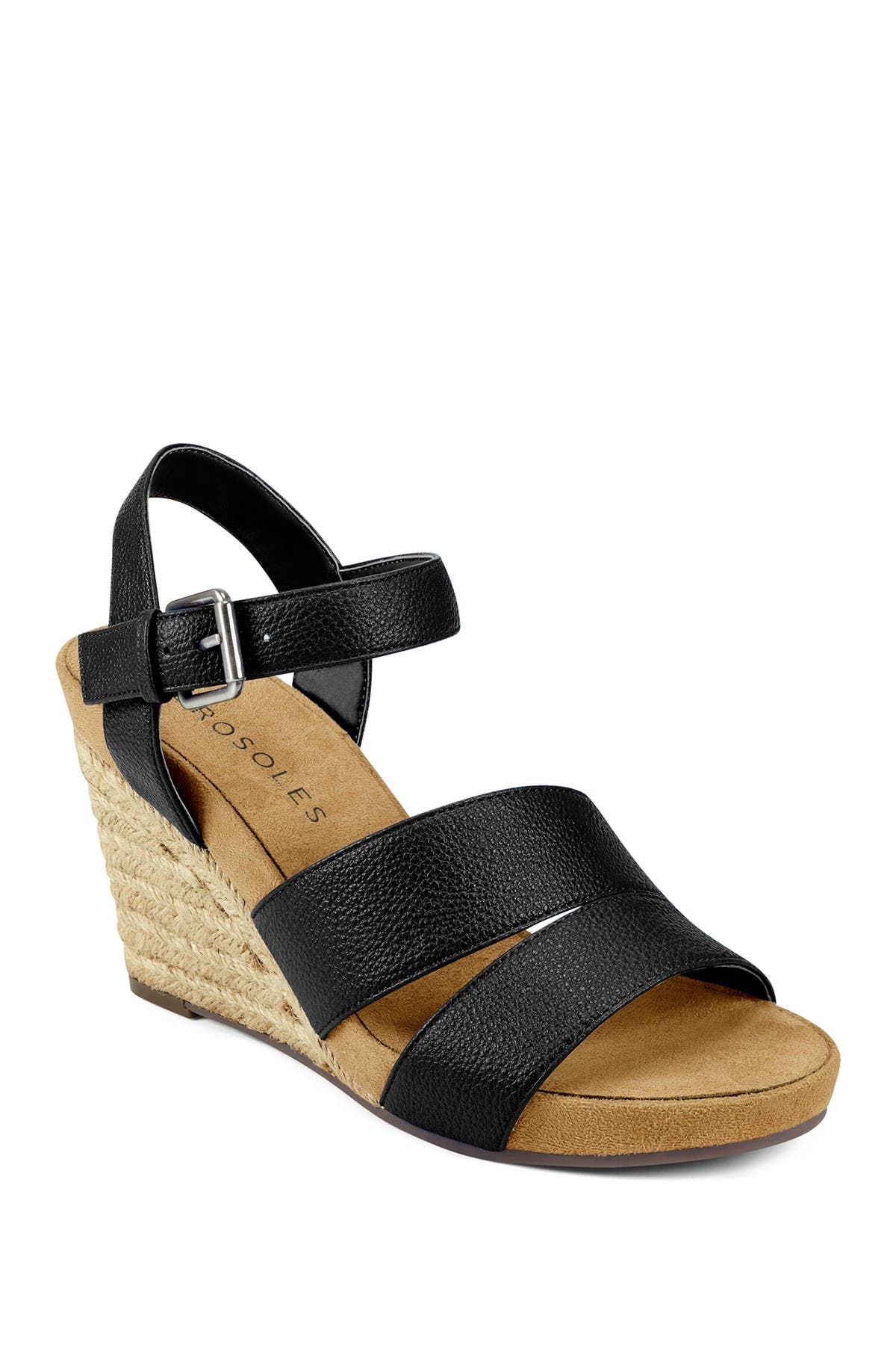 Aerosoles Plainfield Braided Espadrille Wedge Sandal, Main, color, 