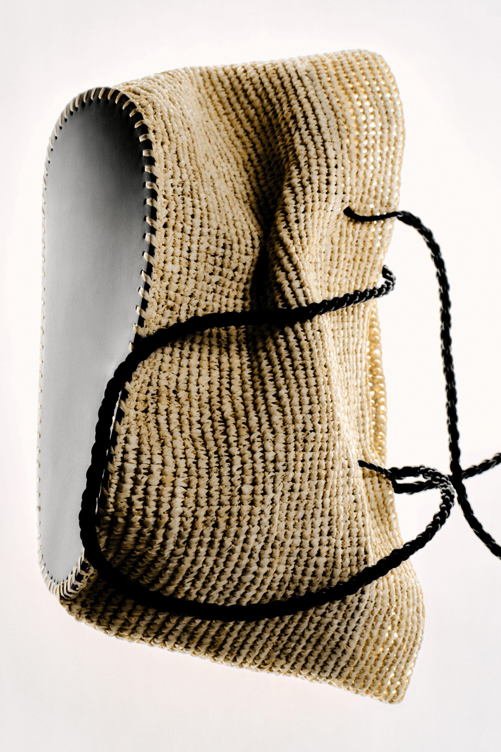 Riviera Hand-woven Tote Bag - Straw, Alternate, color, BEIGE