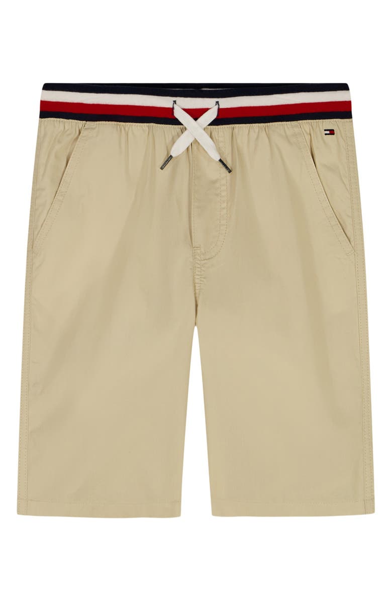 Tommy Hilfiger Kids' Woven Rib Waist Shorts, Main, color,