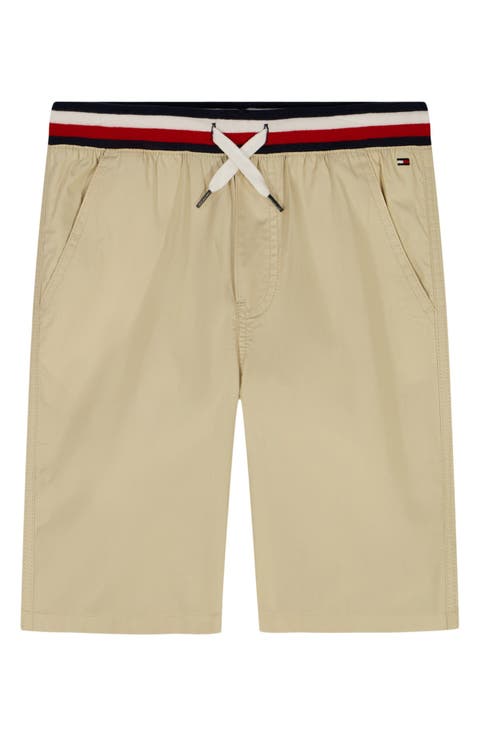 Kids' Woven Rib Waist Shorts (Little Kid)