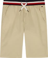 Tommy Hilfiger Kids' Woven Rib Waist Shorts