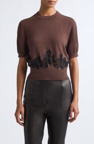 Toccin Vika Short Sleeve Merino Wool Sweater