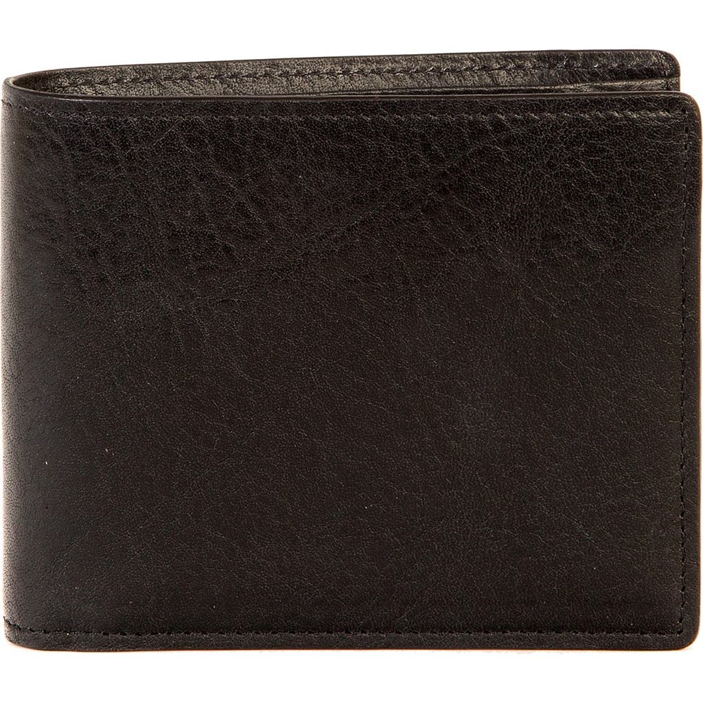 BOCONI 'Becker' RFID Leather Wallet in Black