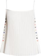 EENK Pleated Side Button Camisole