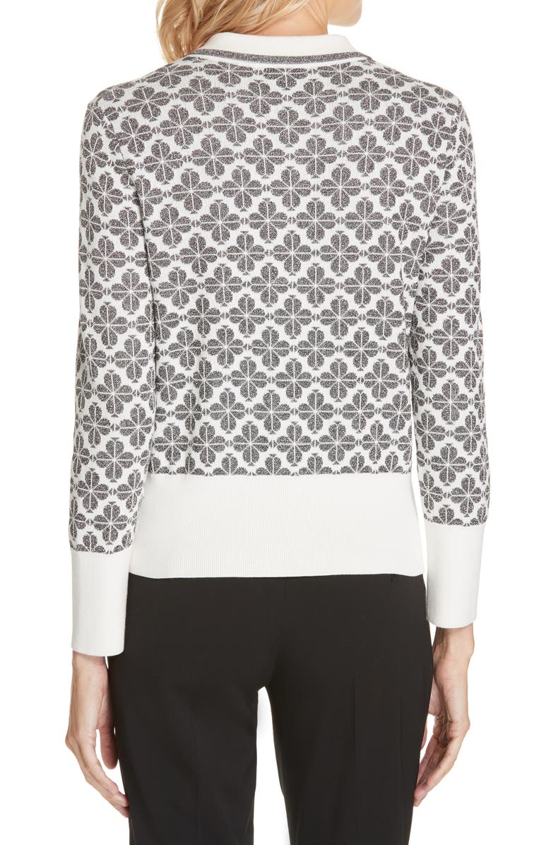 Kate Spade New York floral spade sweater, Alternate, color,