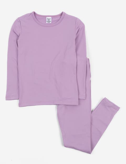 Kids Solid Thermal Pajamas (Toddler, Little Kid & Big Kid)