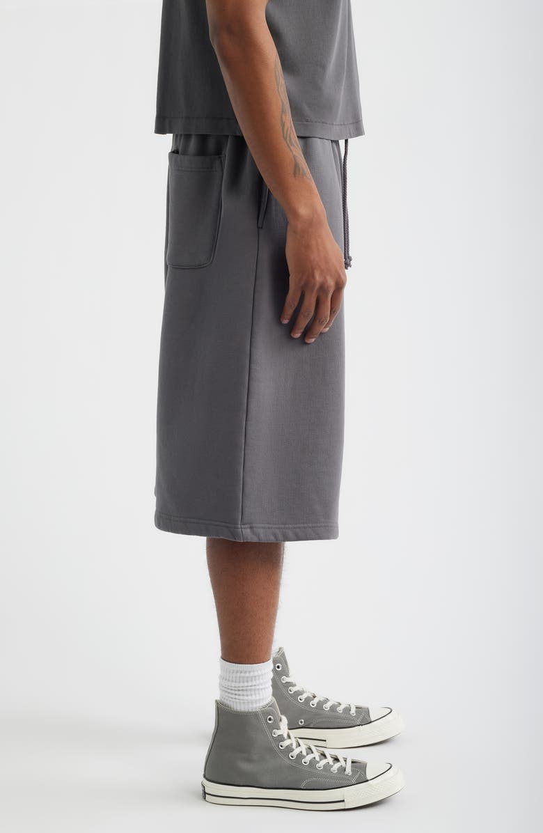 Elwood Core Big Cotton French Terry Sweat Shorts, Alternate, color, Vintage Grey