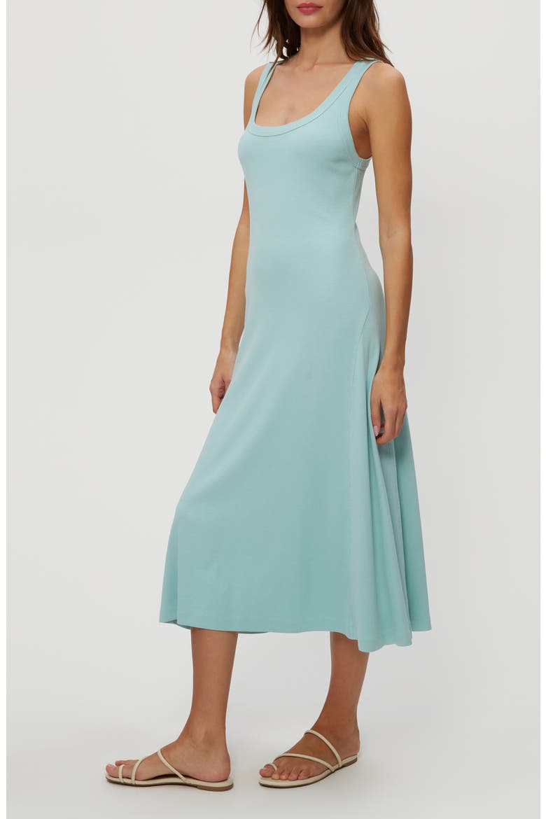 Celine Rib Midi Dress, Alternate, color, SERENE