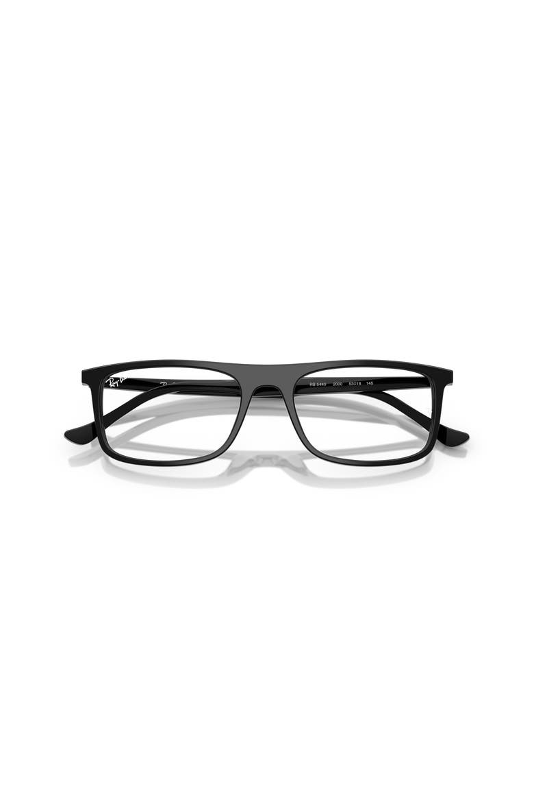 53mm Rectangle optical glasses, Alternate, color, Black