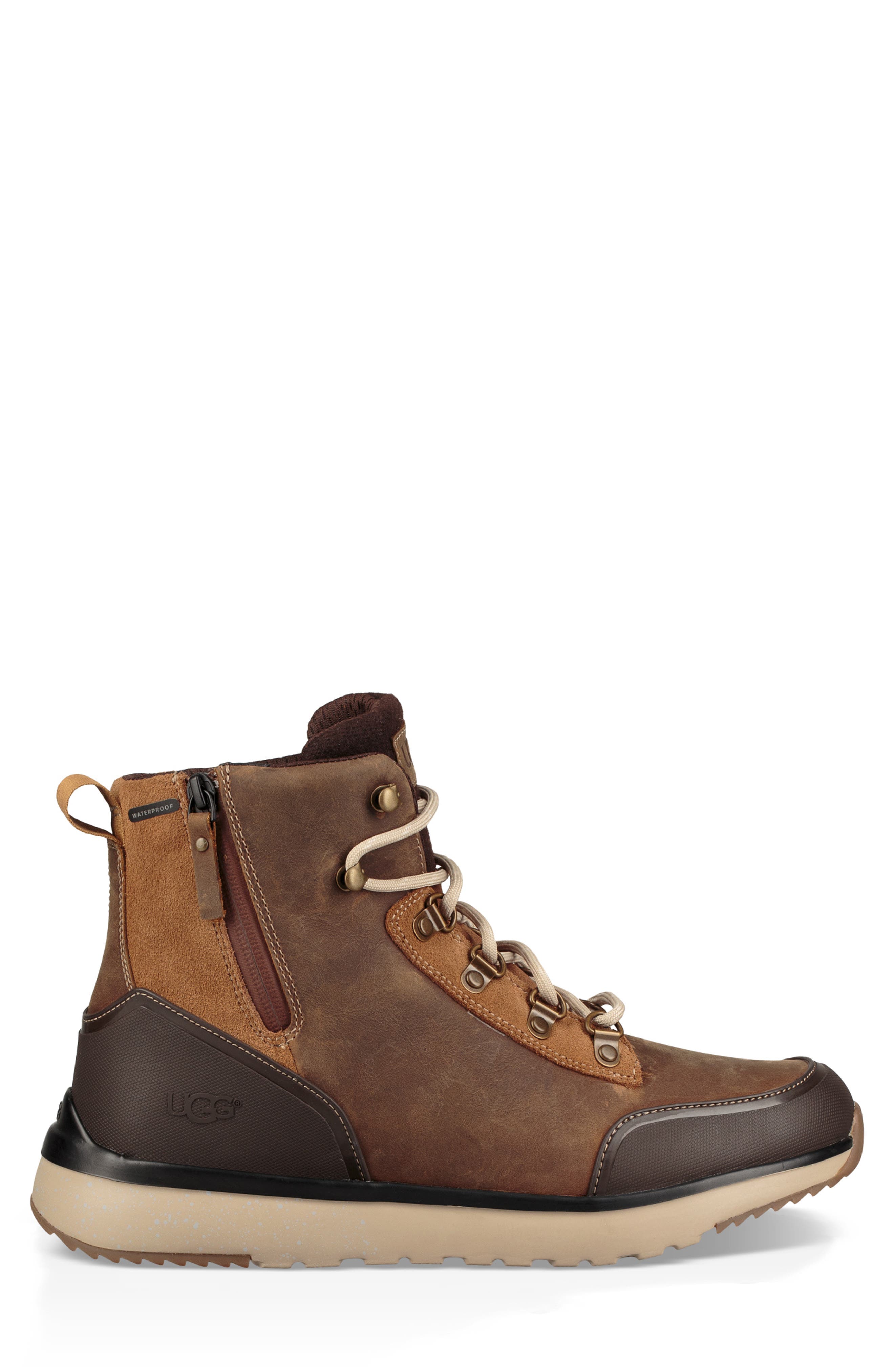 Caulder Waterproof Boot, Alternate, color, CHESTNUT