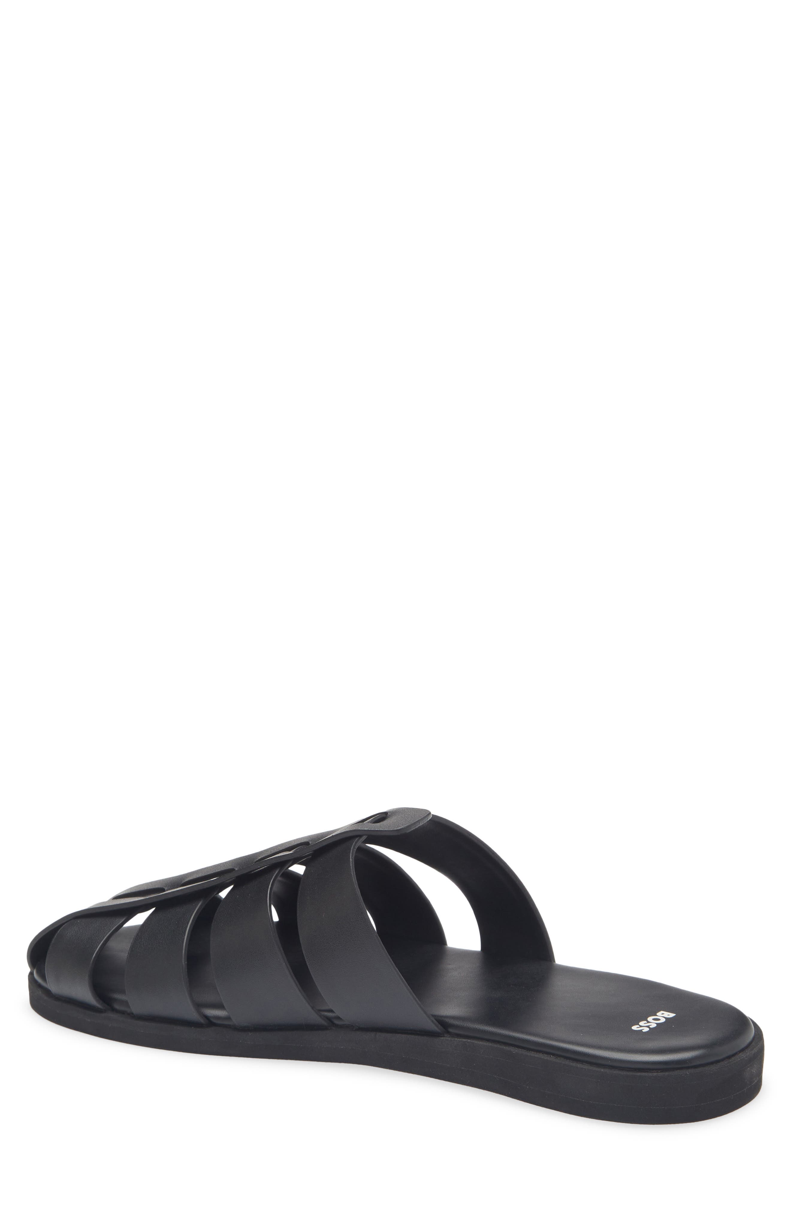 BOSS Darrel Fisherman Sandal, Alternate, color, Black