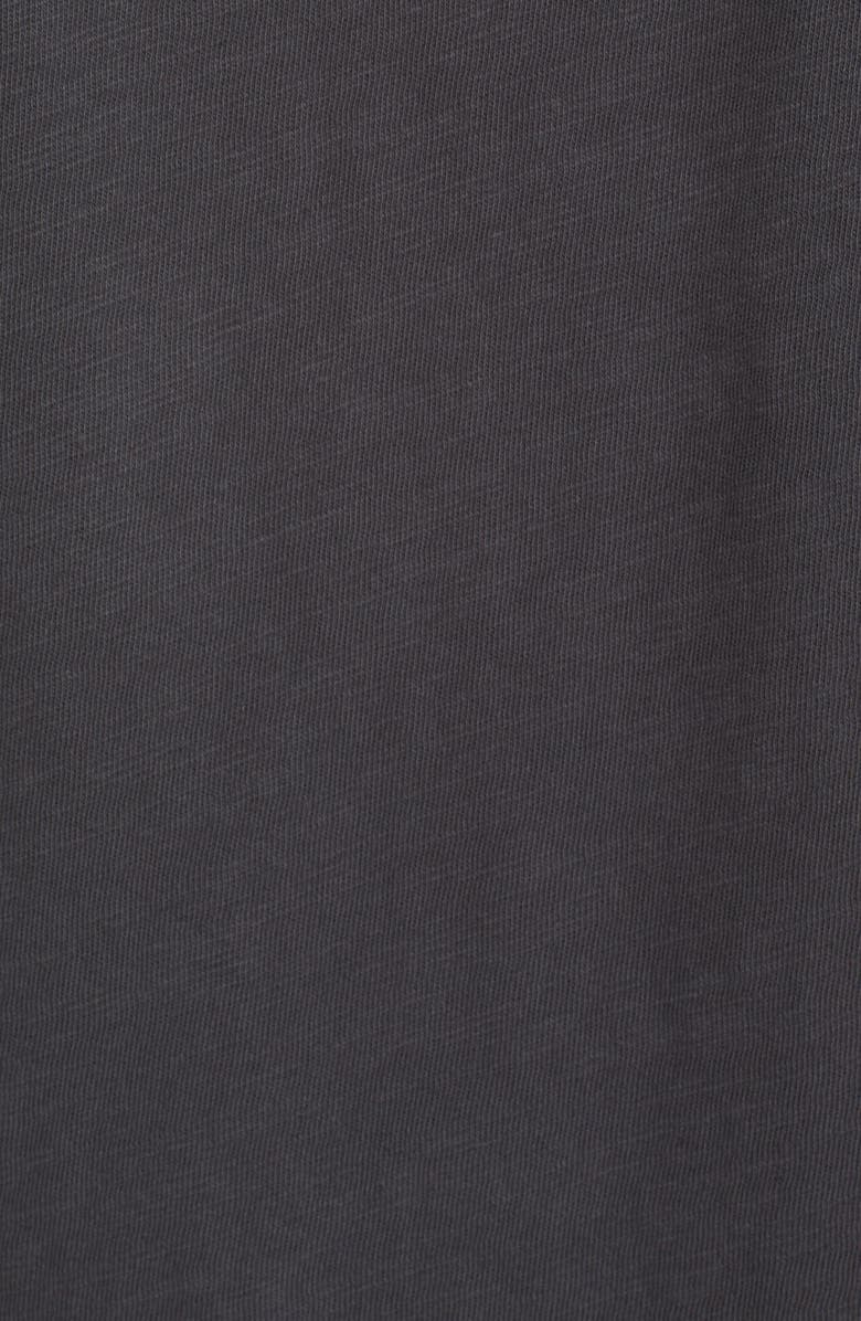 rag & bone Classic Short Sleeve Henley, Alternate, color, Black