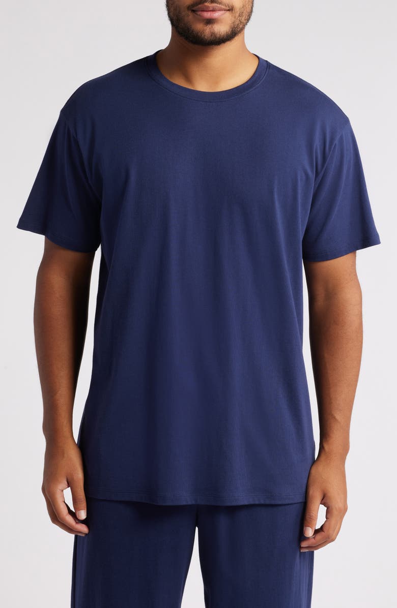 Nordstrom Cotton & Modal Crewneck T-Shirt, Main, color, Navy Peacoat