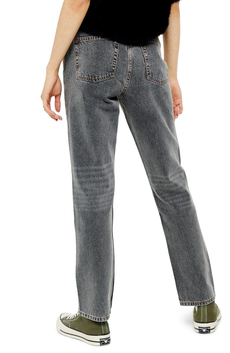 Topshop Straight Leg Editor Jeans, Alternate, color,