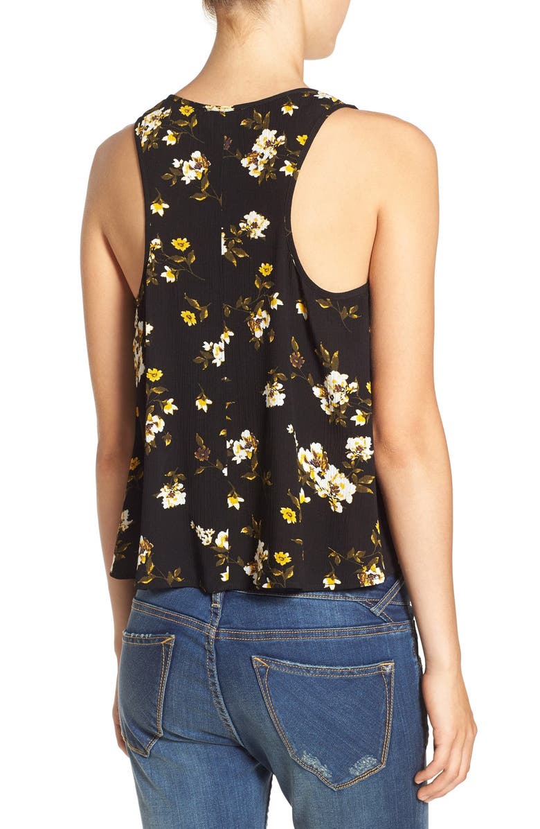 Chloe & Katie Floral Print Swing Tank, Alternate, color, 
