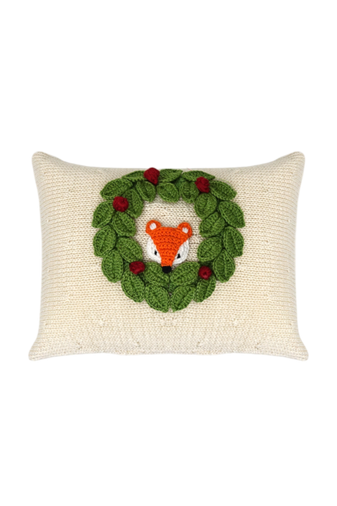 Peekaboo Fox Mini Pillow