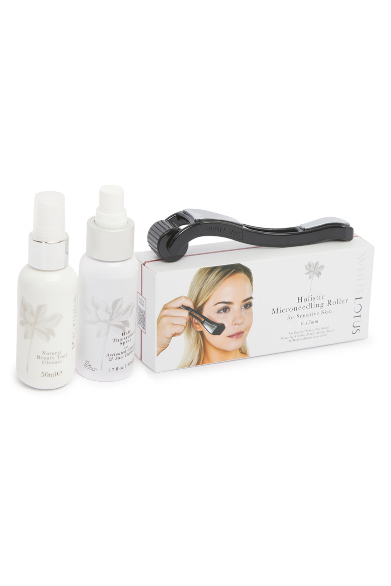 Holistic Dermaroller Kit For hair, Alternate, color, Black
