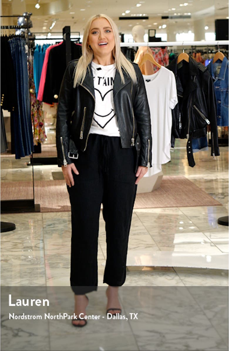 Tulip Hem Linen Pants, sales video thumbnail