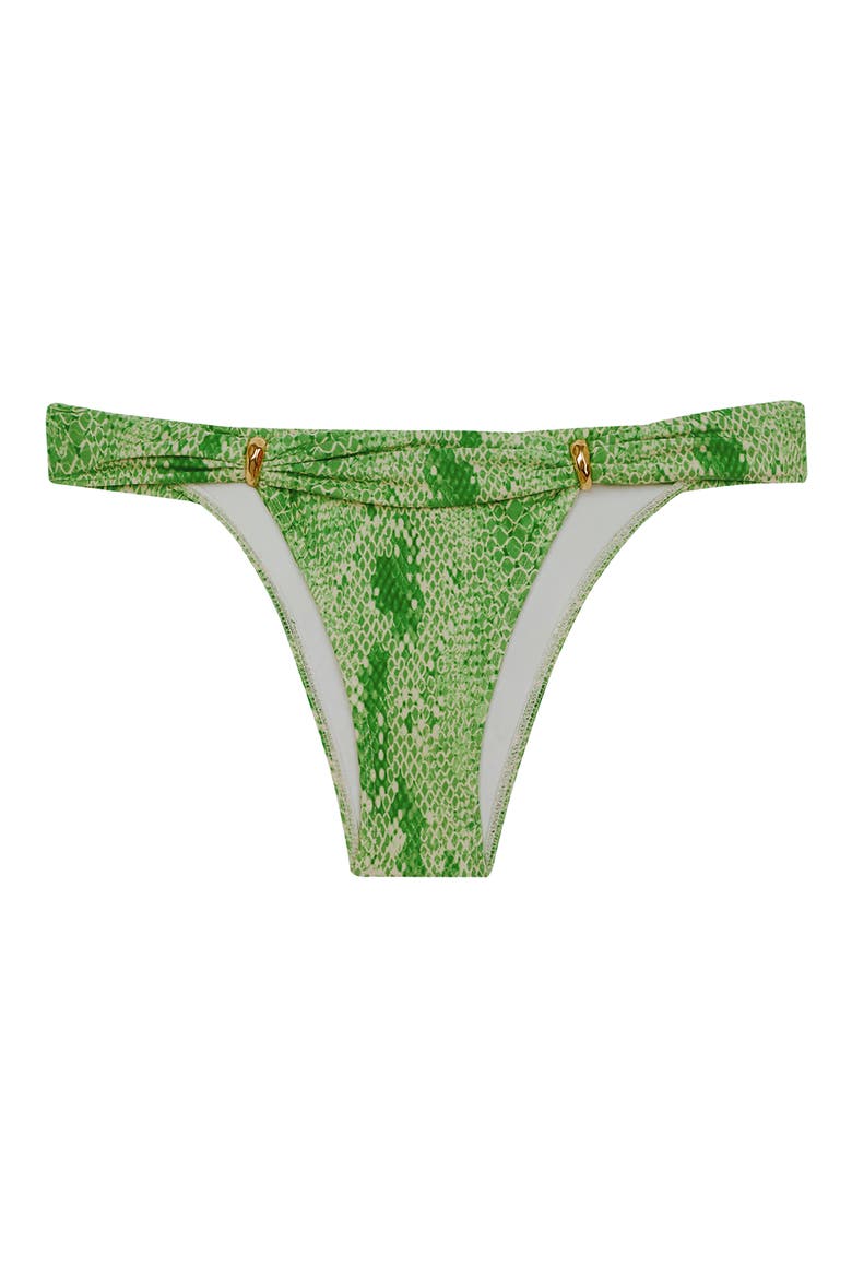 Scandal Firenza Bia Tube Bikini Bottoms, Alternate, color, GREEN MULTI