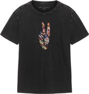 John Varvatos World Flags Peace Organic Cotton Graphic T-Shirt