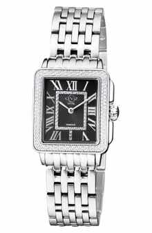 GV2 Gevril GV2 Women's Badova Diamond Dial Bracelet Watch, 27mm