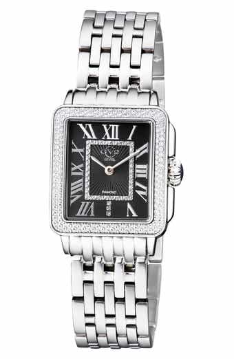 GV2 Gevril GV2 Women's Badova Diamond Dial Bracelet Watch, 27mm