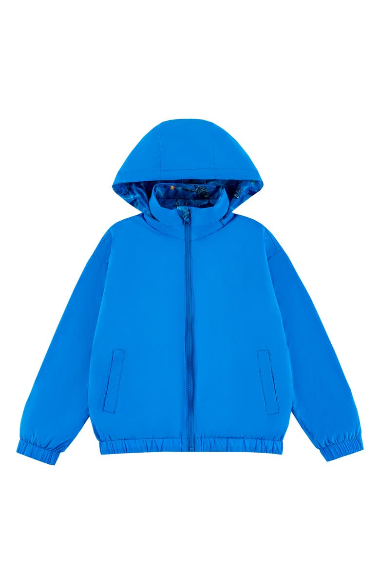 CALONIE Kids' Max Rain Water Repellent Reversible Windbreaker, Alternate, color, Blue