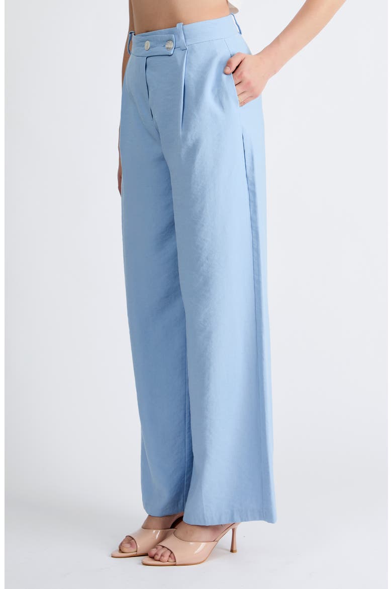 Mia Tailored Wide Leg Pants, Alternate, color, BABY BLUE
