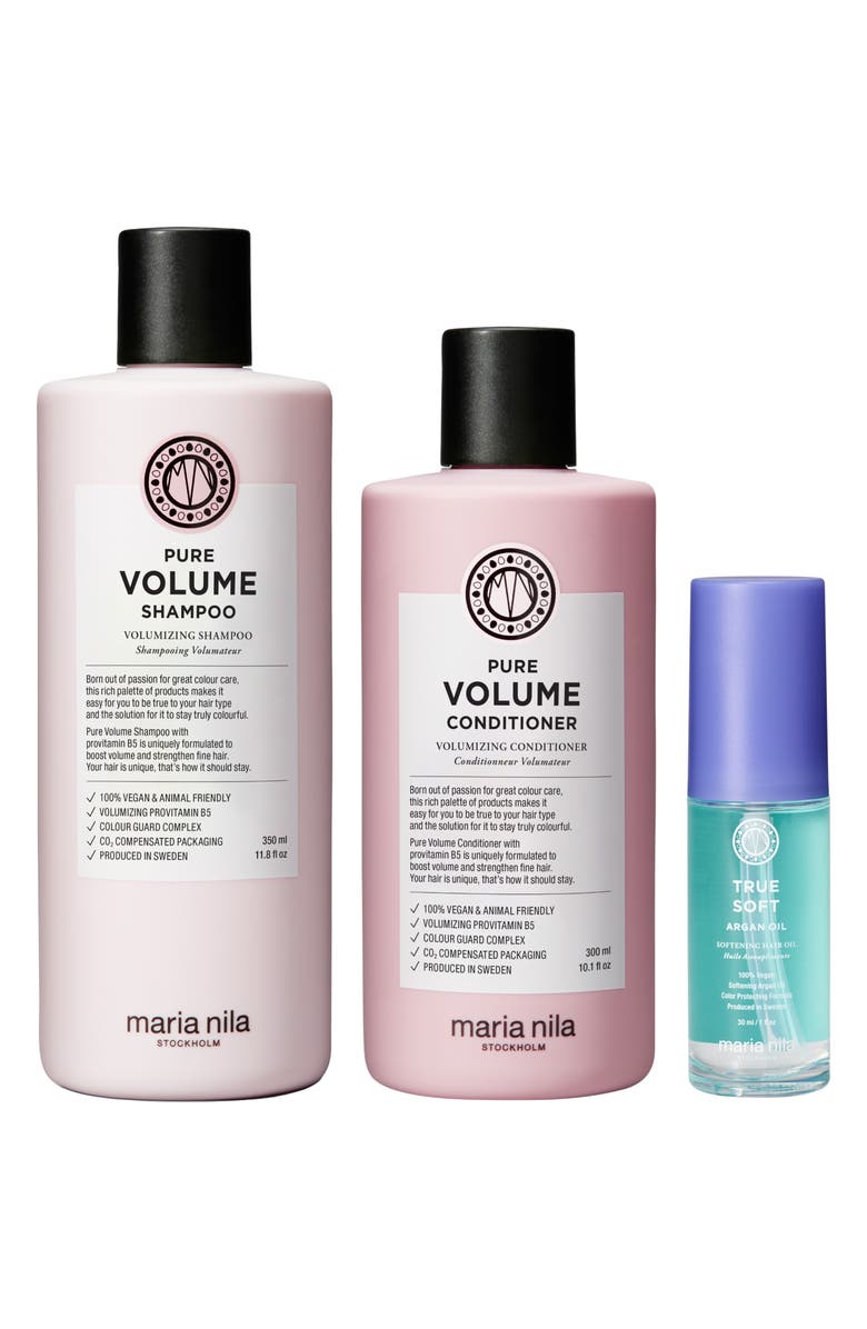 Maria Nila Pure Volume Beauty Bag Set (Limited Edition) $79 Value, Main, color,