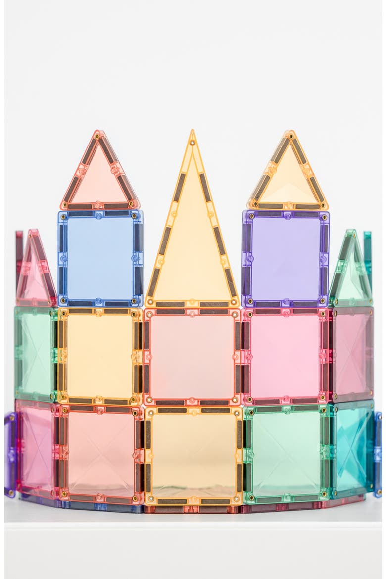 Kids' Pastel Magnetic Tiles 32-Piece Mini Pack, Alternate, color, PASTEL