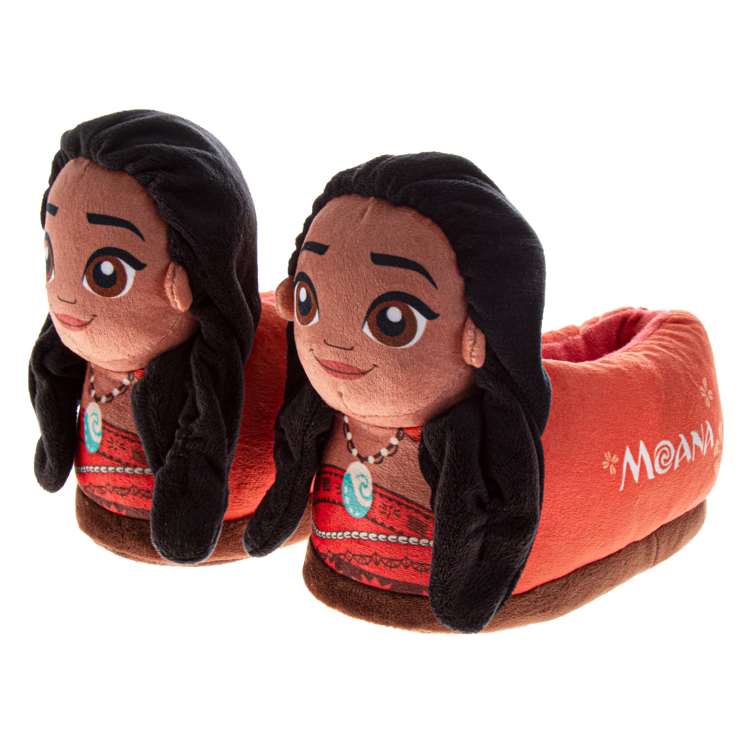 Disney Moana Slippers Girls, Main, color, Orange Brown