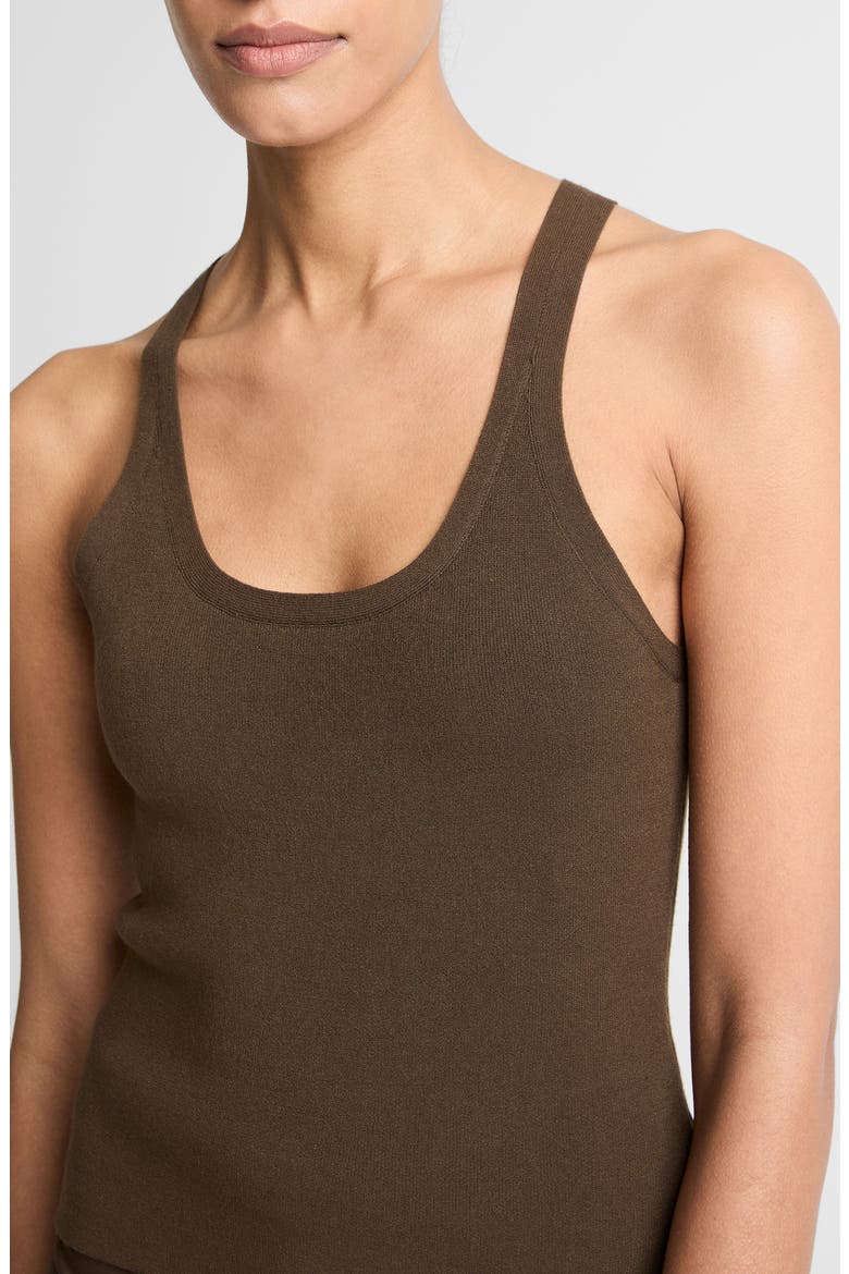 Scoop Neck Tank, Alternate, color, DARK BARK