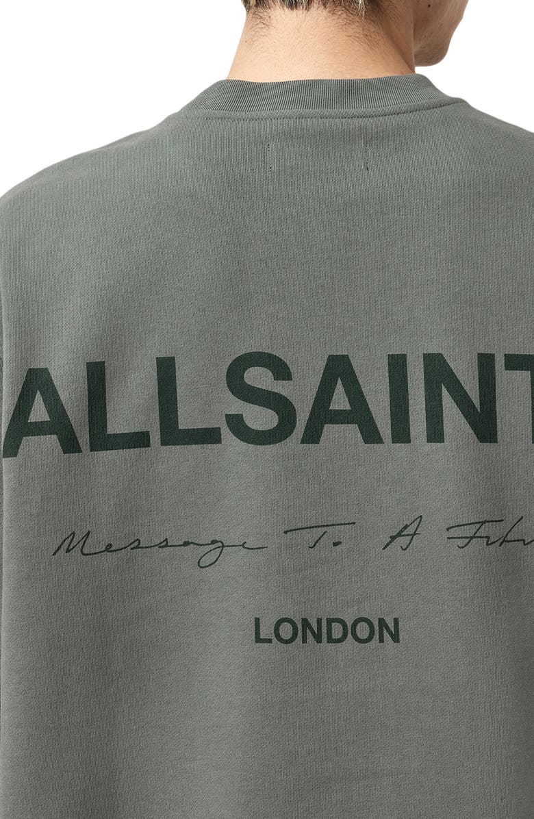 AllSaints Future Graphic Sweatshirt, Alternate, color, 