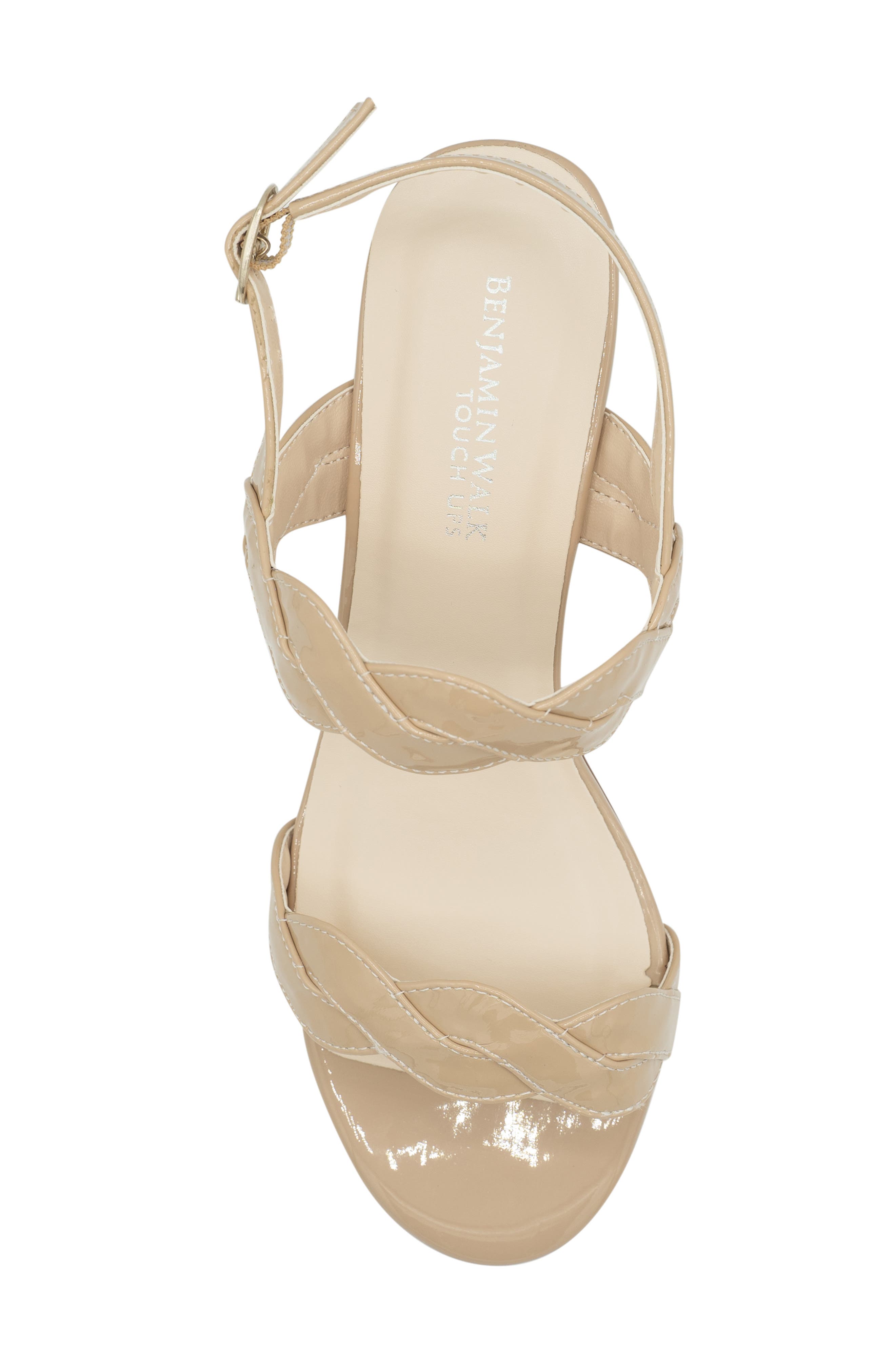 Champagne Ankle Strap Sandal, Alternate, color, NUDE