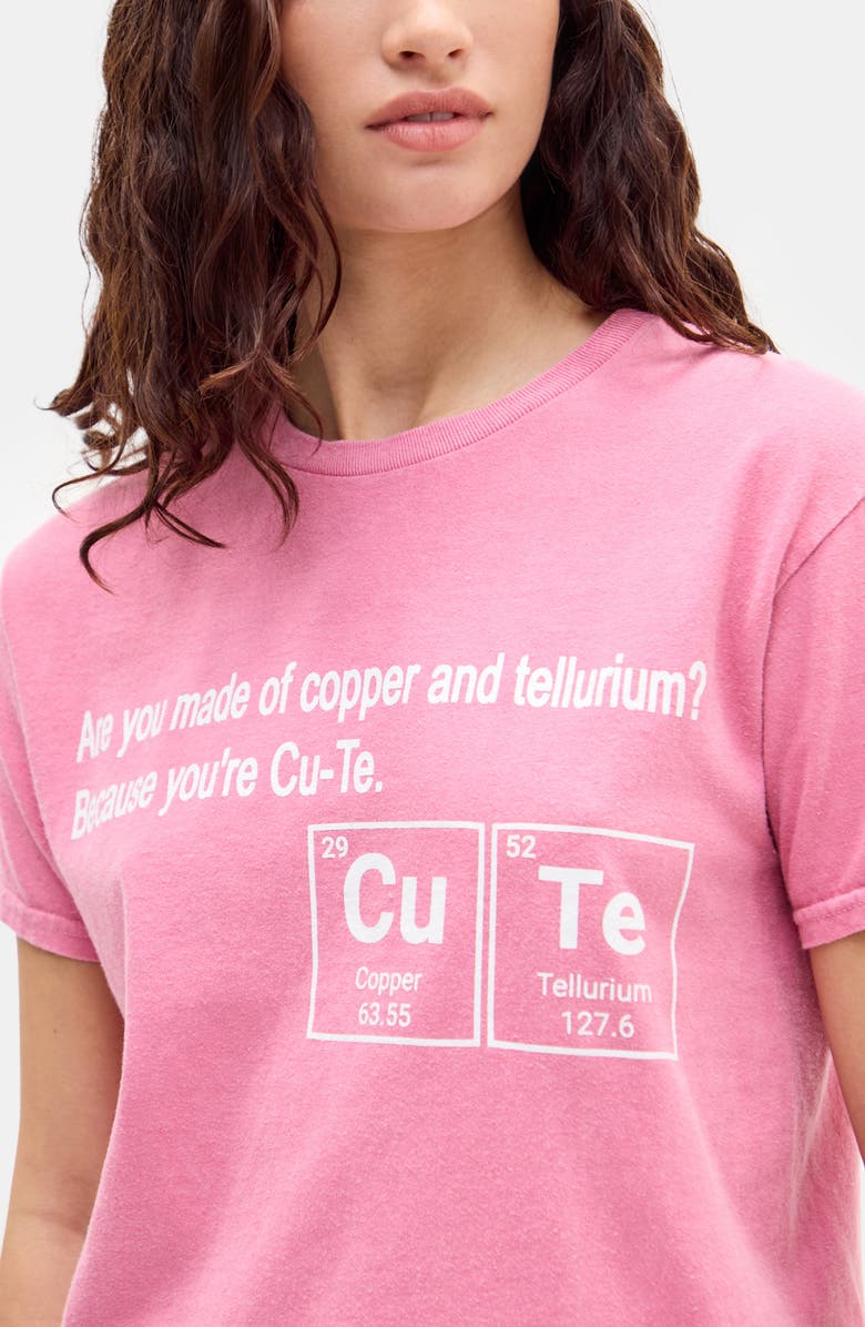 BDG Urban Outfitters Cute Relaxed Graphic T-Shirt, Alternate, color, Pink