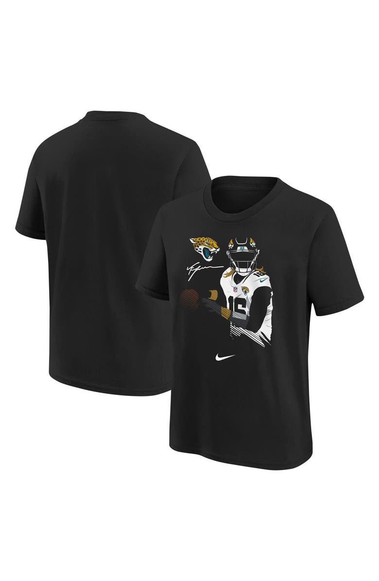 Nike Youth Nike Trevor Lawrence Black Jacksonville Jaguars Local Player Name & Number T-Shirt, Main, color, 
