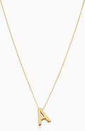 Oradina 14K Gold Love Letter Initial Necklace