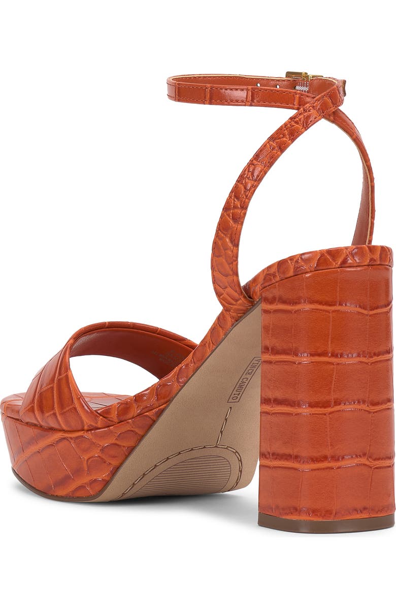 Vince Camuto Pendry Ankle Strap Platform Sandal, Alternate, color, Sunset