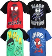 Marvel Spidey and His Amazing Friends Short Sleeve T-Shirt 4-Pack