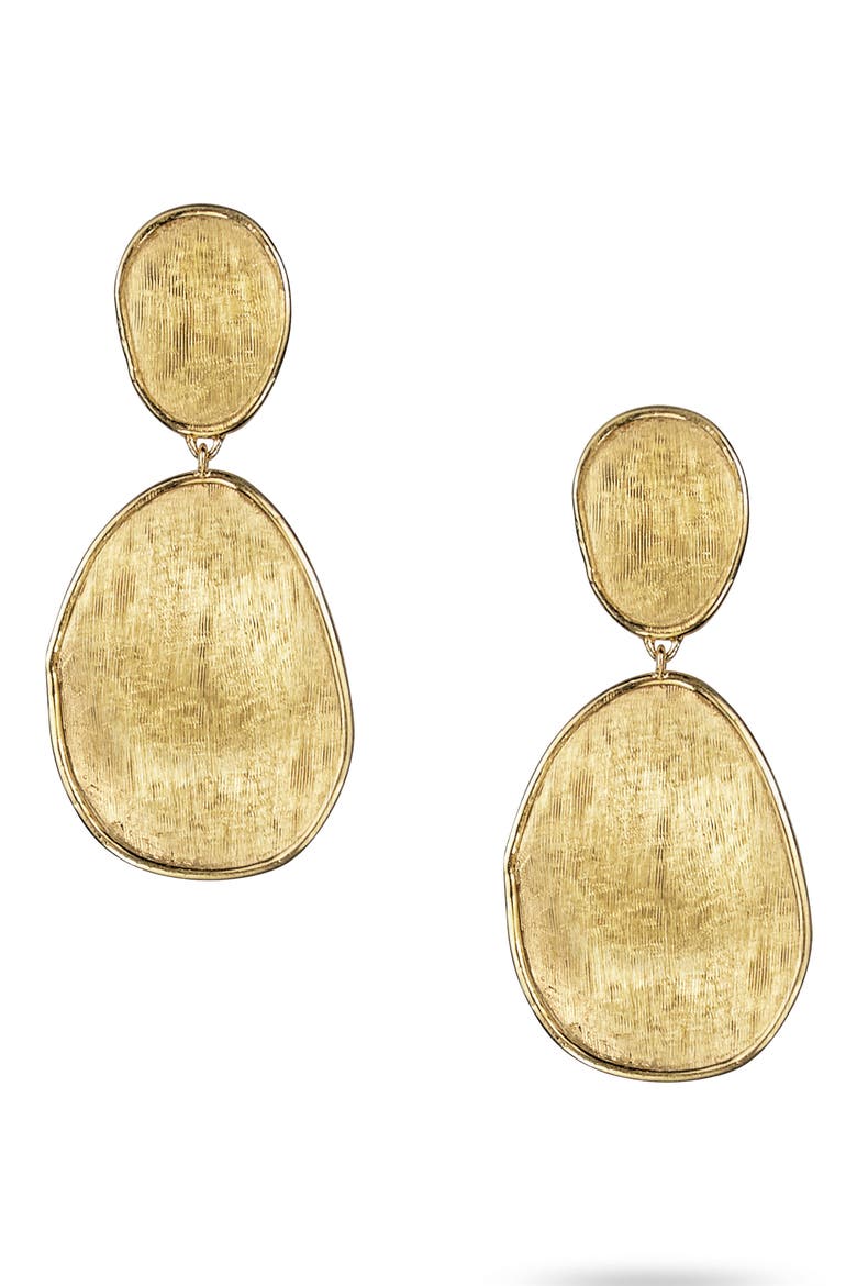 Lunaria Drop Earrings, Main, color, YELLOW GOLD