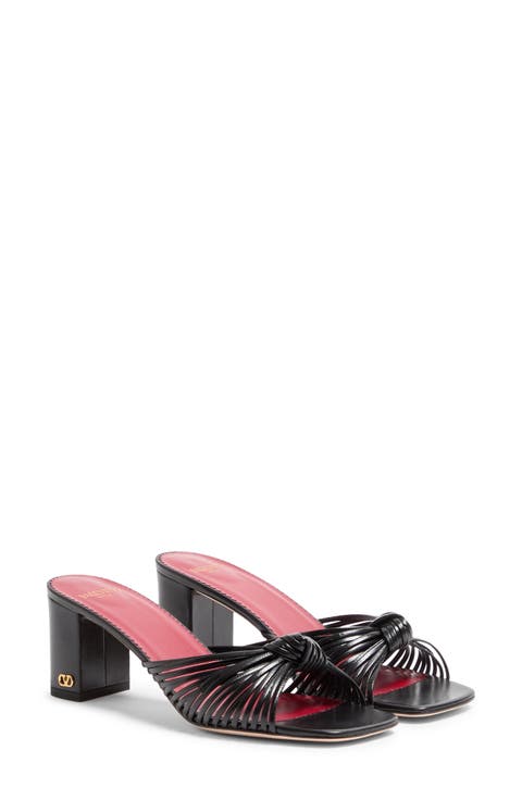 Annet Block Heel Slide Sandal (Women)