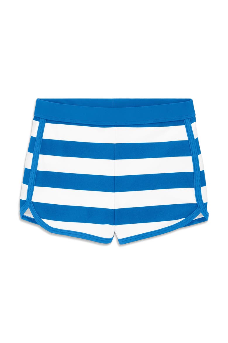 Kids Swim Short In Stripe, Main, color, Blueberry White Stripe